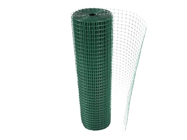 A roll of PVC coating welded wire mesh roll.