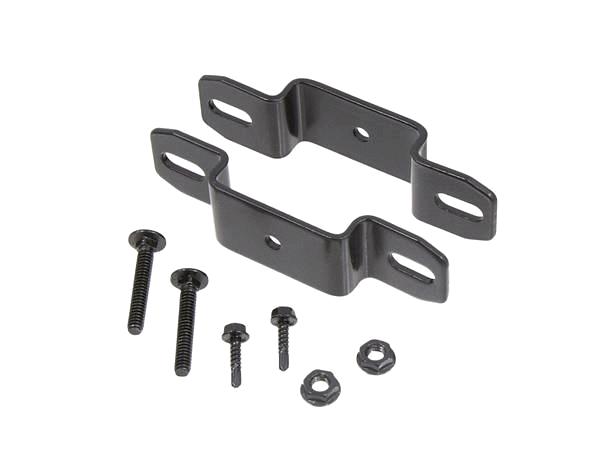 A set of powder coating line brackets, bolts and nuts are displayed.